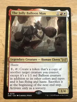 x1 The Jolly Balloon Man DSK Duskmourn MTG 219 RARE M/NM 1x - Image 1