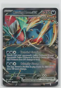 Pokemon Roaring Moon ex 124/182 Double Rare Holo Paradox Rift PAR - Image 1