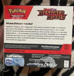 Pokemon Destined Rivals Booster Box - Factory Sealed With Acrylic Case comes - Image 4