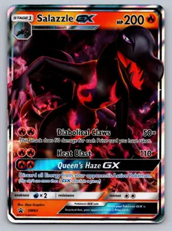 Salazzle GX - SM63/SM63 Holo Promo Sun & Moon Promo Near Mint - Image 1