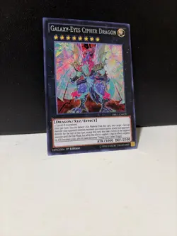 | Yugioh Galaxy-Eyes Cipher Dragon DRL3-EN029 1st Secret Dragons Of NM 🔥 | - Image 2