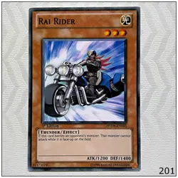 Rai Rider - PHSW-EN003 - Common 1st Edition Yugioh - Image 1