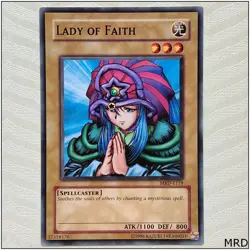 Lady of Faith - MRD-E119 - Common Unlimited Yugioh - Image 1