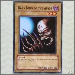 Dark King of the Abyss - LOB-E016 - Common Unlimited Yugioh - Image 1