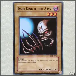 Dark King of the Abyss - LOB-E016 - Common Unlimited Yugioh - Image 1