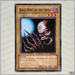 Dark King of the Abyss - LOB-E016 - Common Unlimited Yugioh - Image 1