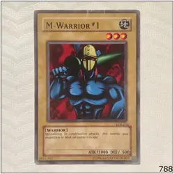 M-Warrior #1 - LOB-076 - Common Unlimited Yugioh - Image 1