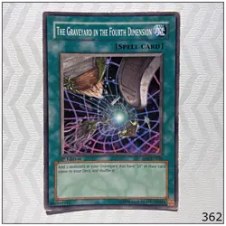 The Graveyard in the Fourth Dimension - SD1-EN020 - Common 1st Edition Yugioh - Image 1
