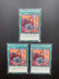 Yugioh Fusion Substitute OP09-EN022 Unlimited Edition Common NM/LP X3 - Image 1