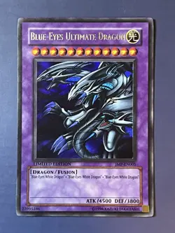 Yugioh Blue-Eyes Ultimate Dragon JMP-EN005 Ultra Rare Limited Edition NM/M - Image 1