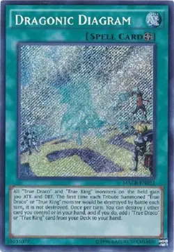 *** DRAGONIC DIAGRAM *** 1ST EDITION SECRET RARE BLRR-EN096 (MINT/NM) YUGIOH! - Image 1