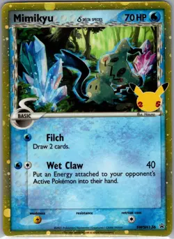 Mimikyu (Delta Species) SWSH136 SWSH: Sword & Shield Promo - Pokemon Card - NM - Image 1