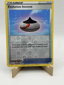 Evolution Incense Holo Pokemon Card TCG Trainer Item Rare Collectible - Image 1
