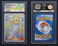 Lillie SR Trainer 119/114 - GX Battle Boost Kor - ACE 5 Graded Pokemon Card/Slab - Image 1
