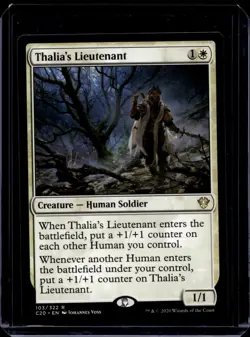 Thalia's Lieutenant 0103 MTG Commander 2020 Rare NM - Image 1