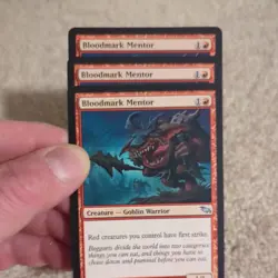 3x MtG Bloodmark Mentor SHM - Image 1