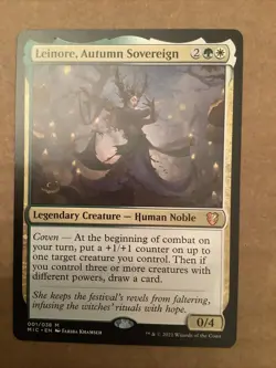 MTG Leinore, Autumn Sovereign Commander: Innistrad: Midnight Hunt 001/038... - Image 1