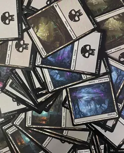 MTG - 30 x SWAMP Basic Lands - All Different Artwork - Mixed Sets, all LP - Image 1