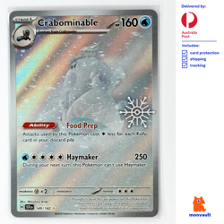 Pokemon TCG | Crabominable 149/142 IR | Stellar Crown | Special Edition Stamp - Image 1