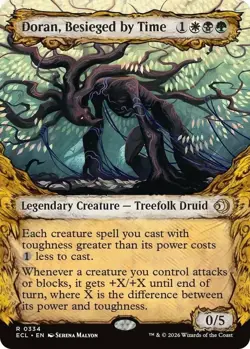 Mint/Near-Mint, English - 1 x MTG Doran, Besieged by Time - Showcase Lorwyn Ecli - Image 1