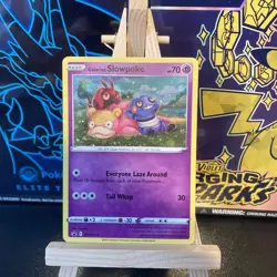 Pokemon Galarian Slowpoke TCG Promo Cosmos Holo SWSH126 - Image 1