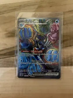 Pokemon TCG Palafin ex 151/131 SV Prismatic Evolutions SIR Full Art Holo - Image 1