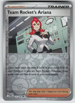 Team Rocket's Ariana Reverse Holo Uncommon SV10: Destined Rivals 171/182 Pokemon - Image 1