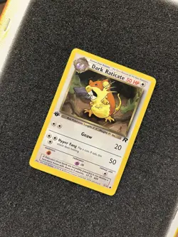 NM Dark Raticate 1st Edition 51/82 Team Rocket 2000 TCG WOTC Vintage pokemon - Image 2