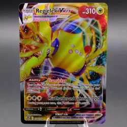 Regieleki VMAX 058/195 Ultra Rare SWSH12: Silver Tempest Pokemon TCG NM - Image 1