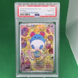 2026 POKEMON ASC EN-ASCENDED HEROES ILLUSTRATION RARE #232 MARILL PSA 10 - Image 1