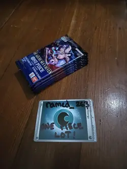 ONE PIECE SEALED LOT of 1 Illustration Box Vol. 6 & Various Booster Packs - Image 2