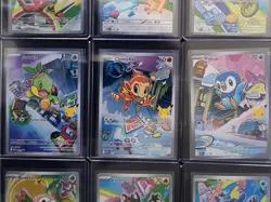Pokemon First Partner Illustration 30th Collection Complete Promo Set 9 Cards NM - Image 3