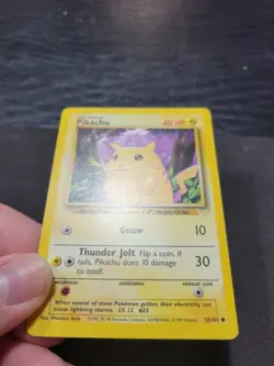 LP+ Pikachu E3 Stamped Pokemon Card Base Set 58/102 Yellow Cheeks 1999 - Image 4