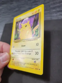 LP+ Pikachu E3 Stamped Pokemon Card Base Set 58/102 Yellow Cheeks 1999 - Image 5