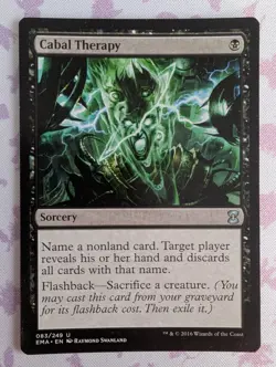 Magic The Gathering Eternal Masters Cabal Therapy #083/249 MTG TCG - Image 1