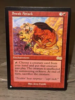 Sneak Attack 218 MTG The List (TLP) Rare NM - Image 2
