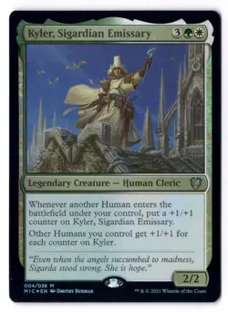 Kyler Sigardian Emissary NM* FOIL Innistrad Midnight Hunt 004/038 -UnltdCards - Image 1