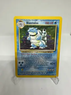 Pokemon TCG Blastoise Holo Rare UNLIMITED Card 2/102 Base Set - Image 1