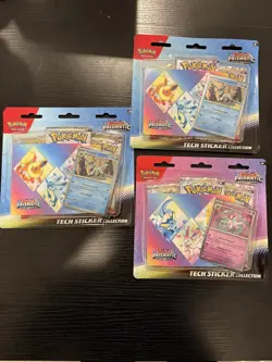 Pokemon TCG Prismatic evolutions tech sticker collection (set of 3) - Image 1