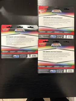Pokemon TCG Prismatic evolutions tech sticker collection (set of 3) - Image 2