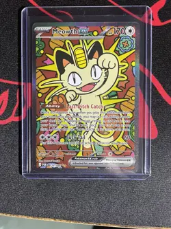 2026 Pokemon Perfect Order Meowth ex Special Illustration Rare #121/088 - Image 1