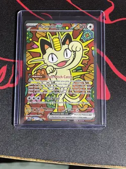 2026 Pokemon Perfect Order Meowth ex Special Illustration Rare #121/088 - Image 4