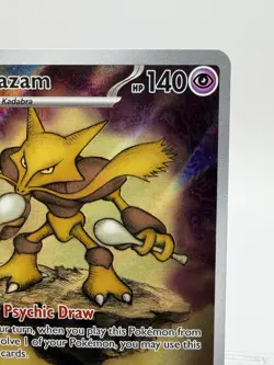 Pokemon Alakazam TCG Mega Evolution Promo LP - Image 3
