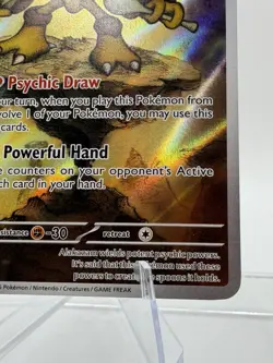 Pokemon Alakazam TCG Mega Evolution Promo LP - Image 4