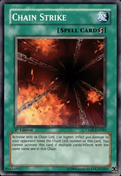 Chain Strike - 1st Edition CDIP-EN043 - LP - YuGiOh - Image 1