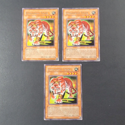 Yugioh TCG - 3x Amazoness Tiger - MFC-063 - LP - Unlimited Edition - Rare - Image 2