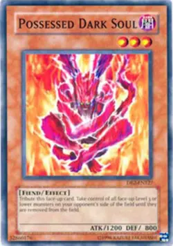 Possessed Dark Soul - DB2-EN127 - Common - Unlimited Edition - Heavily Played - - Image 1