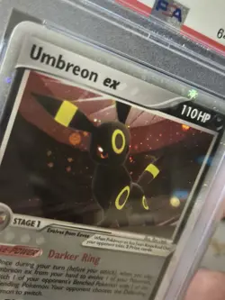 Pokemon Card PSA 7 Umbreon ex UNSEEN FORCES HOLO 112/115 - Image 2