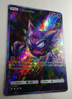 Haunter Pokemon Card non-TCG Holo Textured Pocket Monsters - Image 4