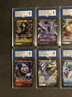 Pokemon TCG Graded Bundle Of V Cards Lot Of 10 Slabs AEY Grading - Image 2